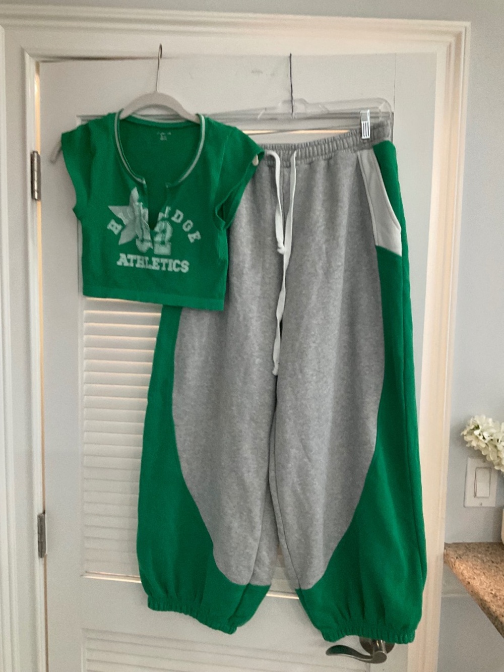 Out from Under Urban Outfitters bulldog, athletic two-piece set size medium